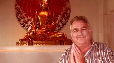 In the Novotel lobby Chiang Mai, January 2008